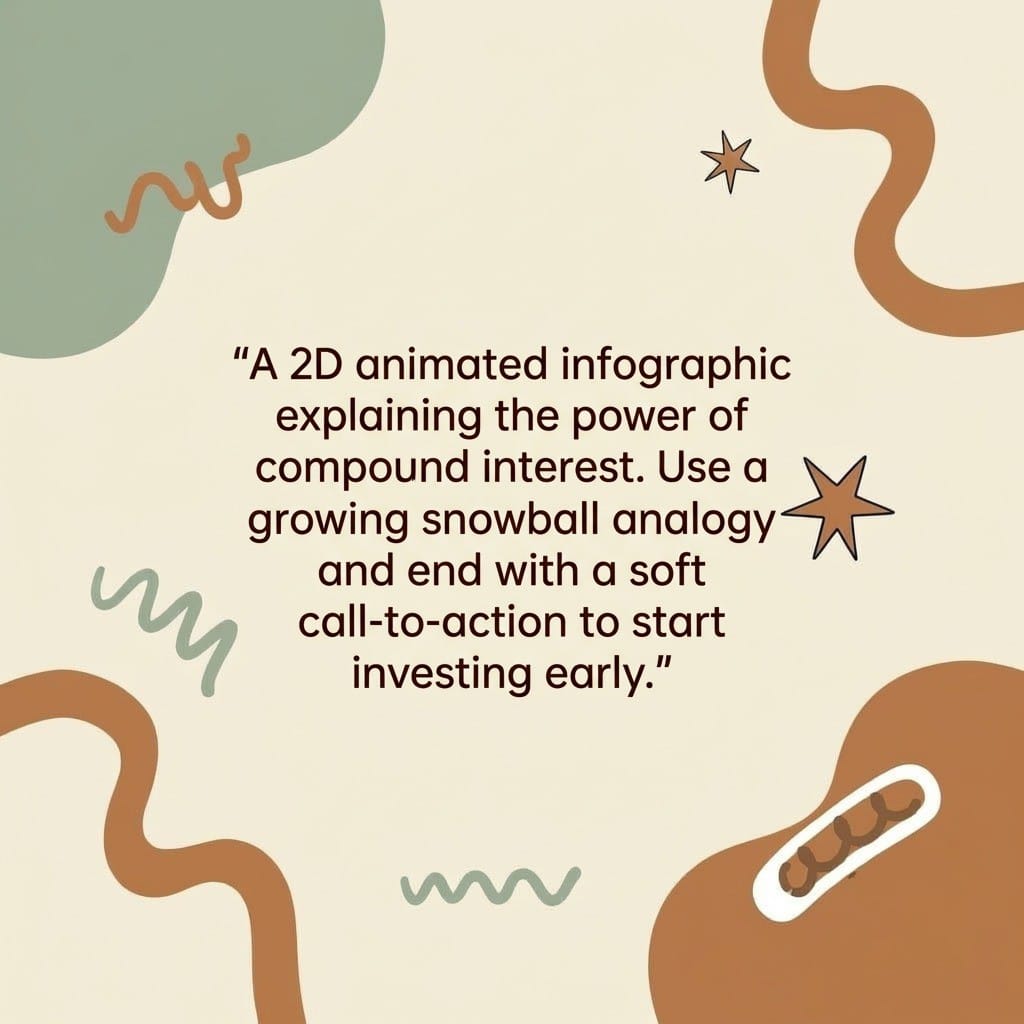 Educational Marketing prompt card